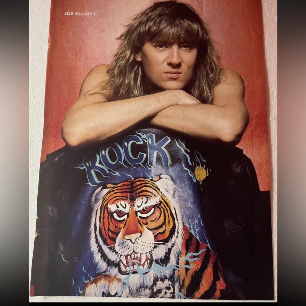 Def Leppard’s Joe Elliott pinup